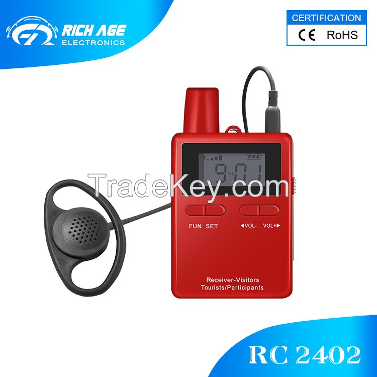 RichiTek 2018 BEST SELLING tour guide system audio for travel agency