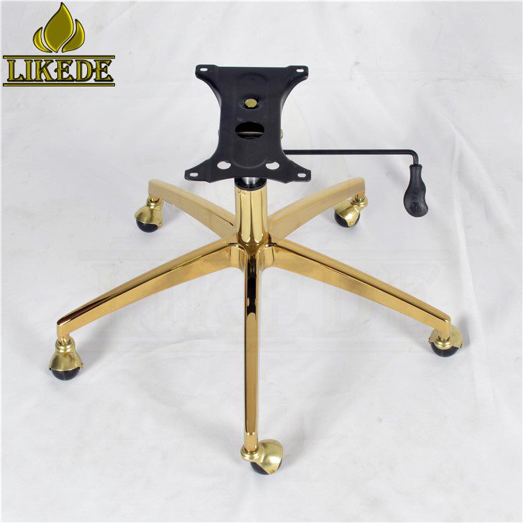 Hot sale 5 star glod color chair base