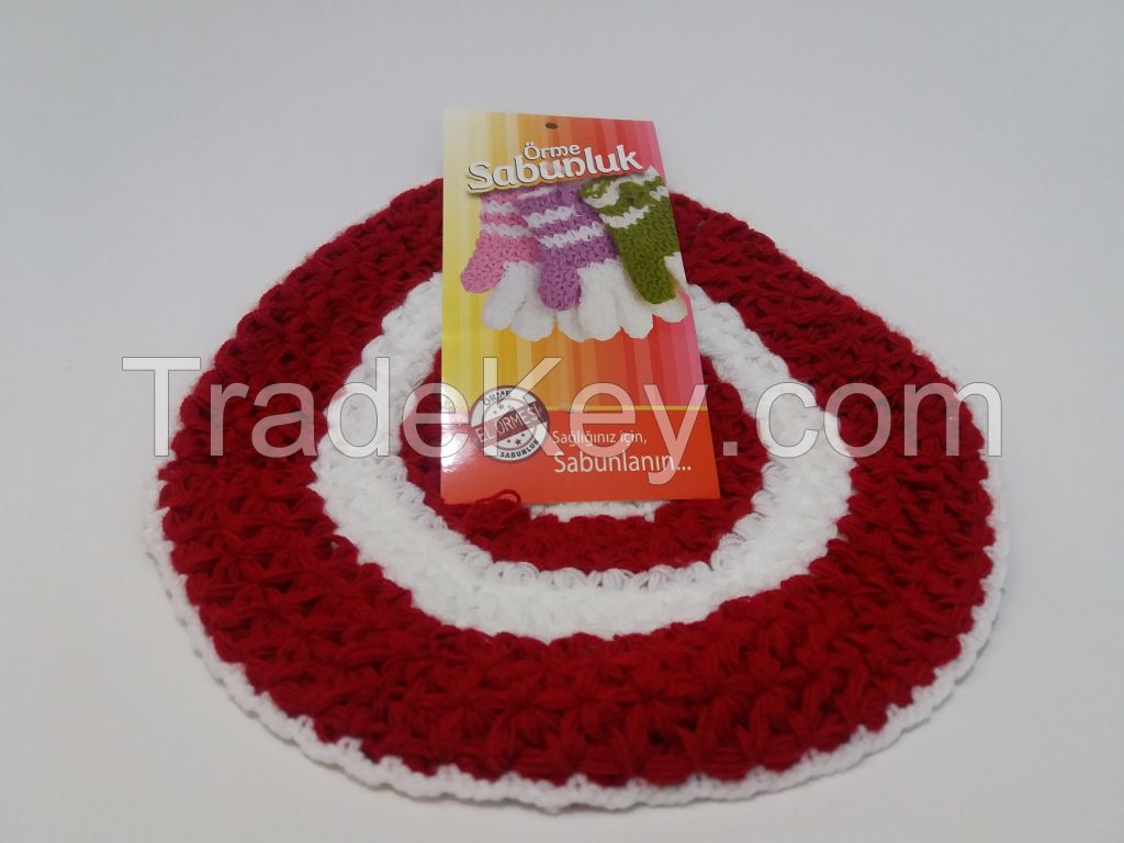 Knitted Fiber Bath, Round Shape