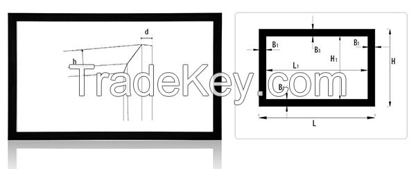 XRSCREEN Fixed frame projector screen