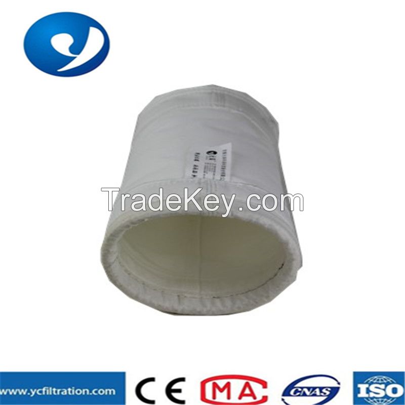 Yuanchen factory supply white dust collector use polyester filter bag