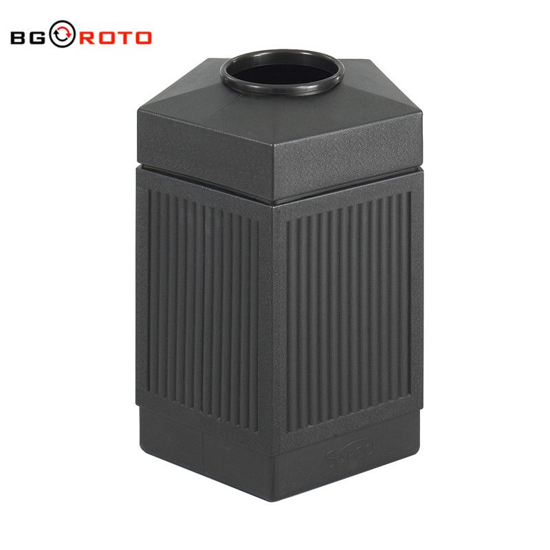 Hot sale Plastic garbage tank rubbish bin green bins rotomolding trash cans