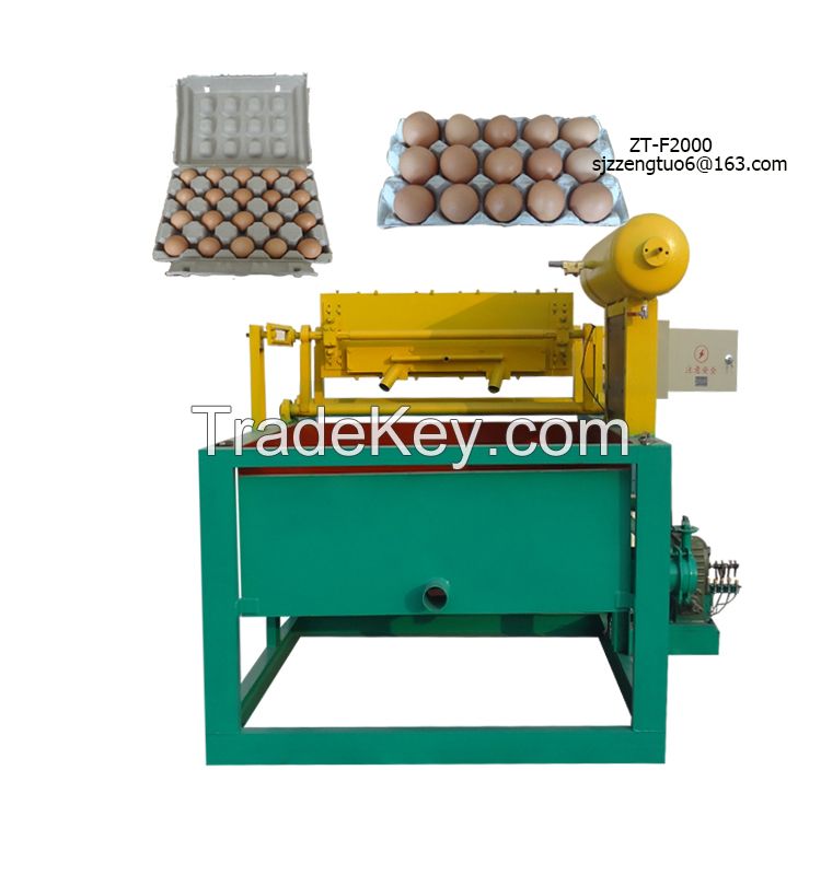 Apple tray/egg tray making machinery 4000pcs/hr