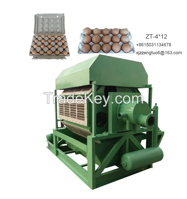 Apple tray/egg tray making machinery 4000pcs/hr