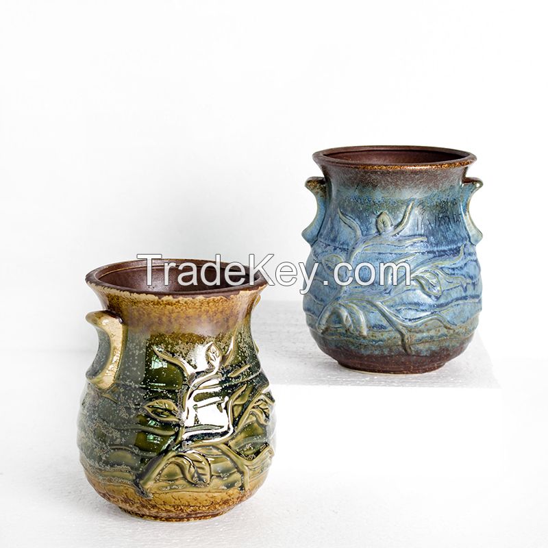 china ceramic vase flower pot and flower vase garden home decorative