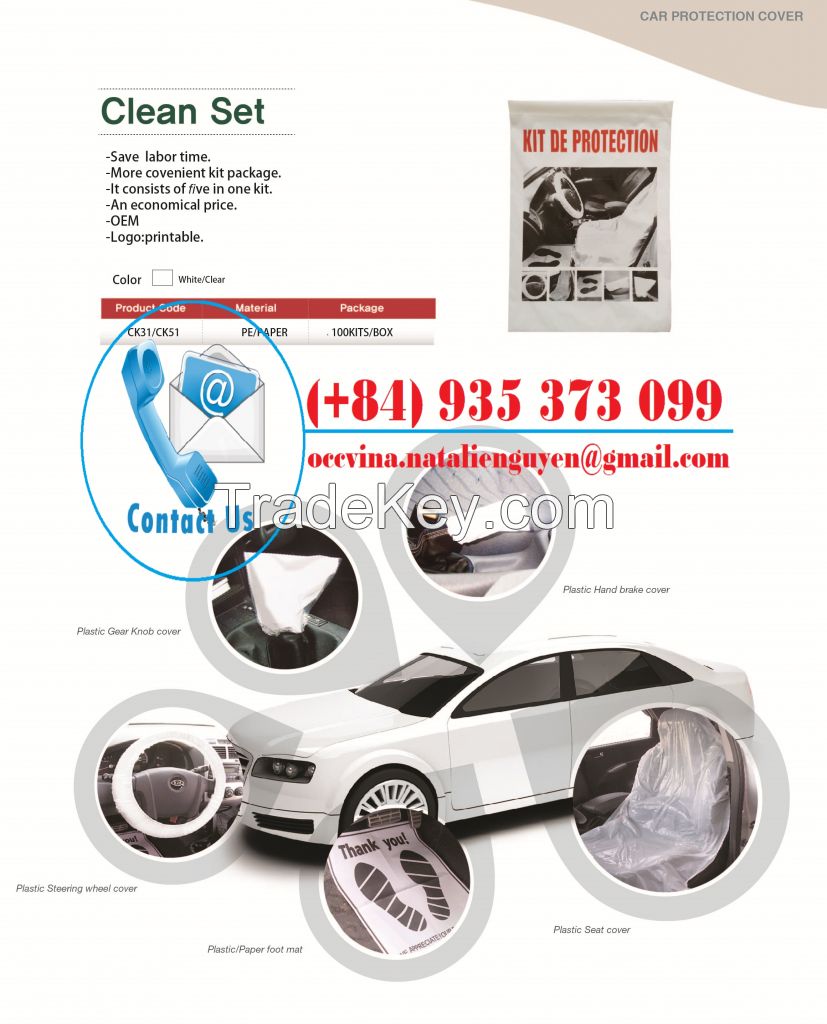 Plastic Car Clean Set