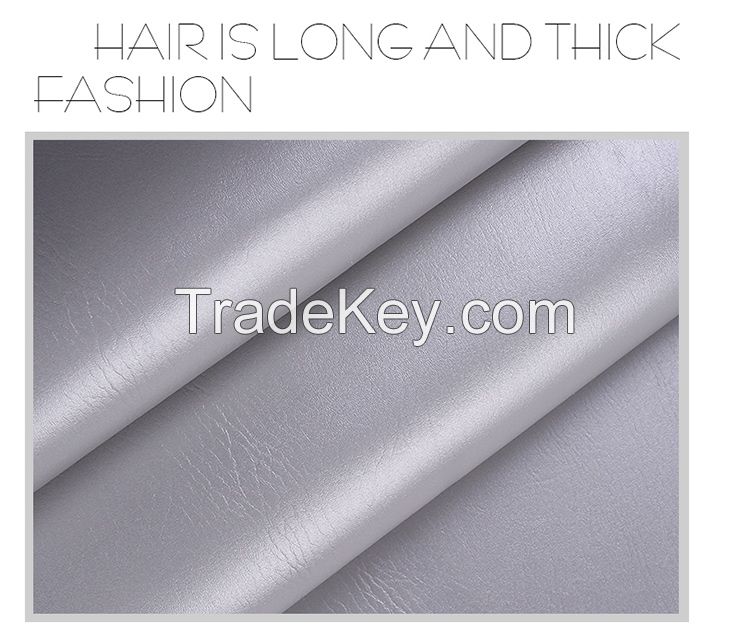 stitched fabric china artificial leather rhomboid pu leather for handbags etc.