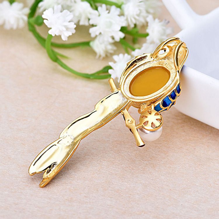 Cloisonne Enamel Jewelry Fashion Bird Brooch For Women