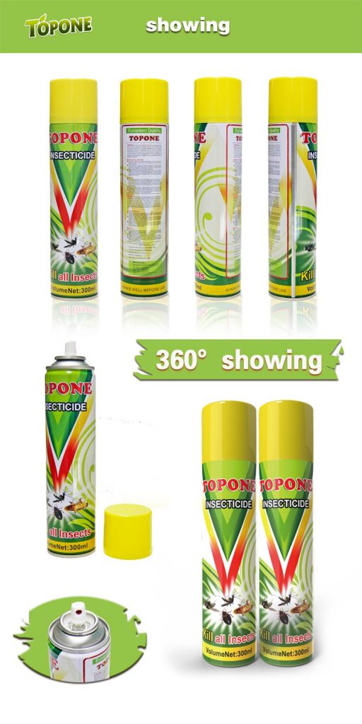 TOPONE Brand 300ml Household Product Insecticide Aerosol Spray