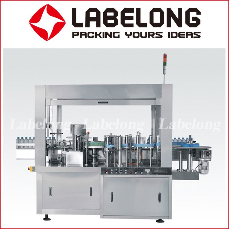 High Speed Rotational Hot Melt Adhesive Round Bottle Labeling Machine