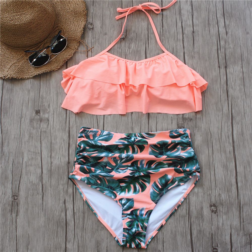 Wholesale the latest women swimwear bikini set one piece swimsuit