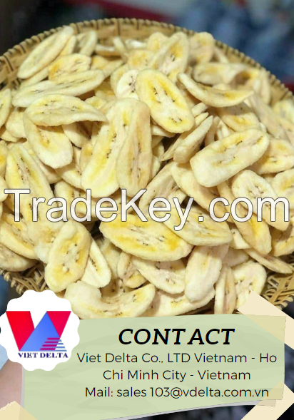 BANANA CHIPS - 100% NATURAL FRUIT - CRISP BANANA CHIPS - HIGH QUALITY - GOOD PRICE FROM VIETNAM