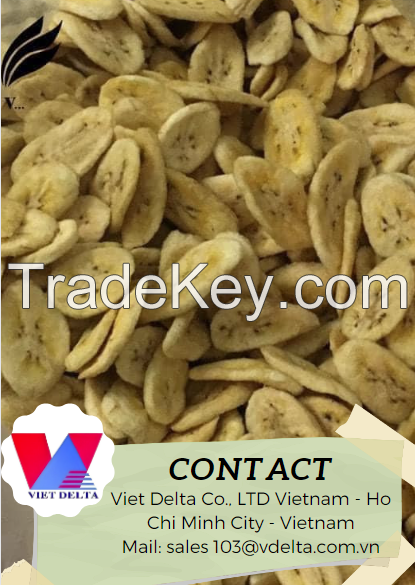 BANANA CHIPS - 100% NATURAL FRUIT - CRISP BANANA CHIPS - HIGH QUALITY - GOOD PRICE FROM VIETNAM