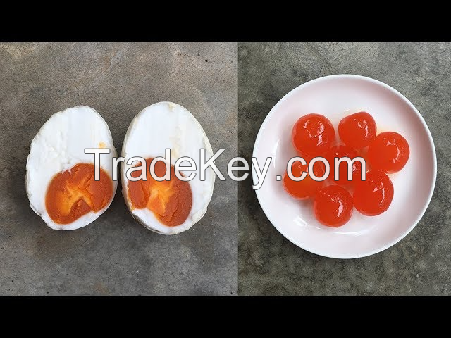 TOP-QUALITY SALTED DUCK EGG YOLKS / SAVORY FLAVOR &amp; LONG SHELF LIFE / BEST PRICES FOR LARGE ORDERS / MADE IN VIETNAM