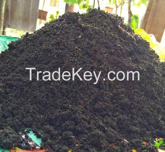 ECO CLEAN VERMICOMPOST / FOR VEGETABLES & GARDENS / ORGANIC MATTER
