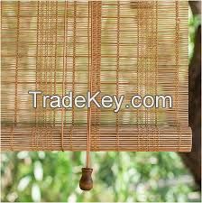 NATURAL BAMBOO WINDOW SHADE / PLANT-DERIVED / MINIMALIST INTERIOR