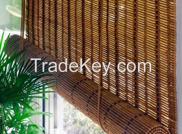 NATURAL BAMBOO WINDOW SHADE / PLANT-DERIVED / MINIMALIST INTERIOR