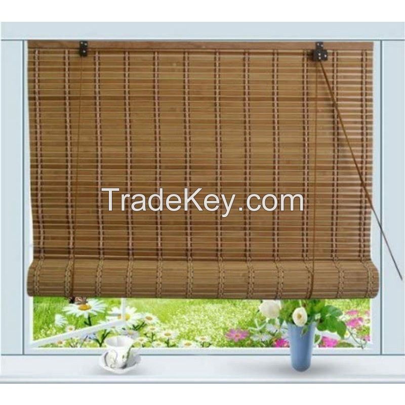 NATURAL BAMBOO WINDOW SHADE / PLANT-DERIVED / MINIMALIST INTERIOR