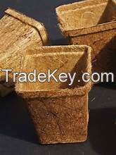 CLEAN LABEL COIR FIBER PLANT POT FOR PURE BOTANICAL CULTIVATION AND ECO SUSTAINABLE ROOT DEVELOPMENT SOLUTIONS