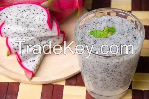 TOP SALES WHOLESALE WHITE DRAGON FRUIT PUREE HOT DEAL PREMIUM QUALITY BULK SUPPLY NATURAL TROPICAL FRUIT READY TO USE