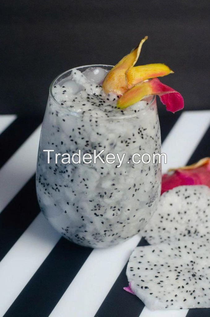 TOP SALES WHOLESALE WHITE DRAGON FRUIT PUREE HOT DEAL PREMIUM QUALITY BULK SUPPLY NATURAL TROPICAL FRUIT READY TO USE