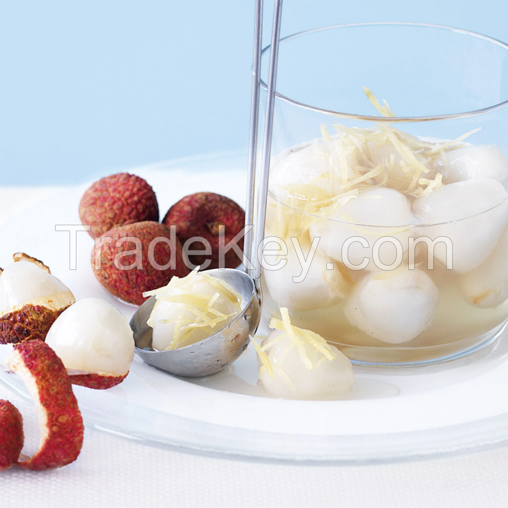 BEST SELLING VIETNAM CANNED LYCHEE CLEAN LABEL SWEET FRUIT EXPORT QUALITY