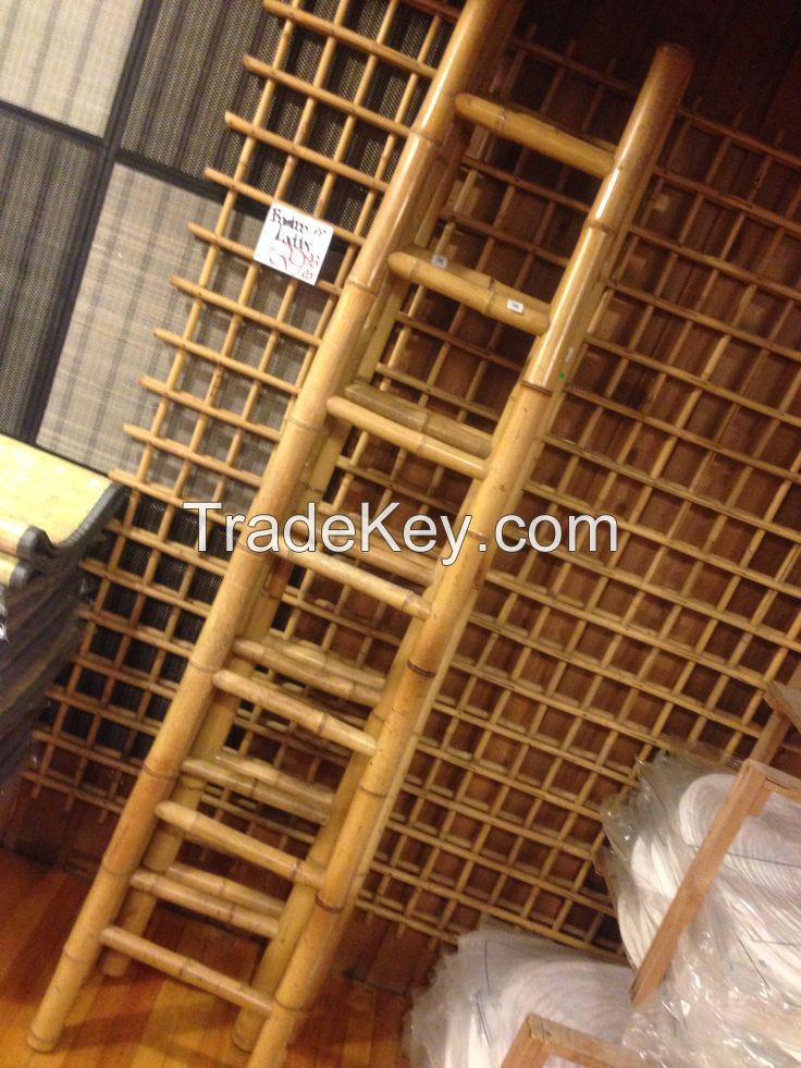 PURE BAMBOO LADDER | LIGHTWEIGHT | RUSTIC DESIGN FOR INTERIOR