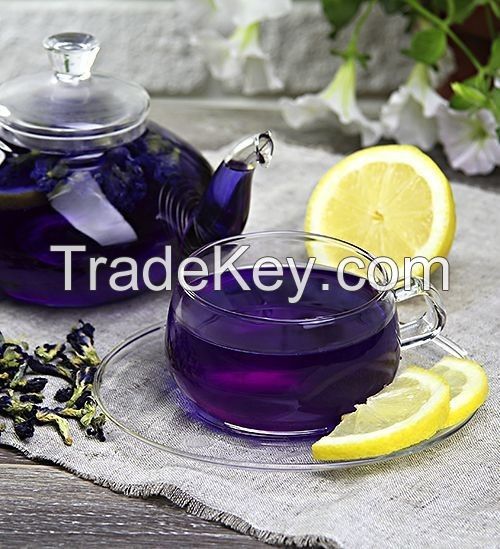 100 PERCENT NATURAL DRIED BUTTERFLY PEA BLOSSOM FOR TEA AND COSMETICS