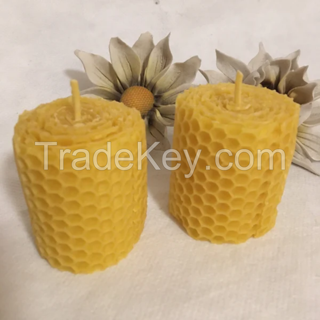 BEESWAX CANDLES HANDMADE NATURAL FROM VIETNAM