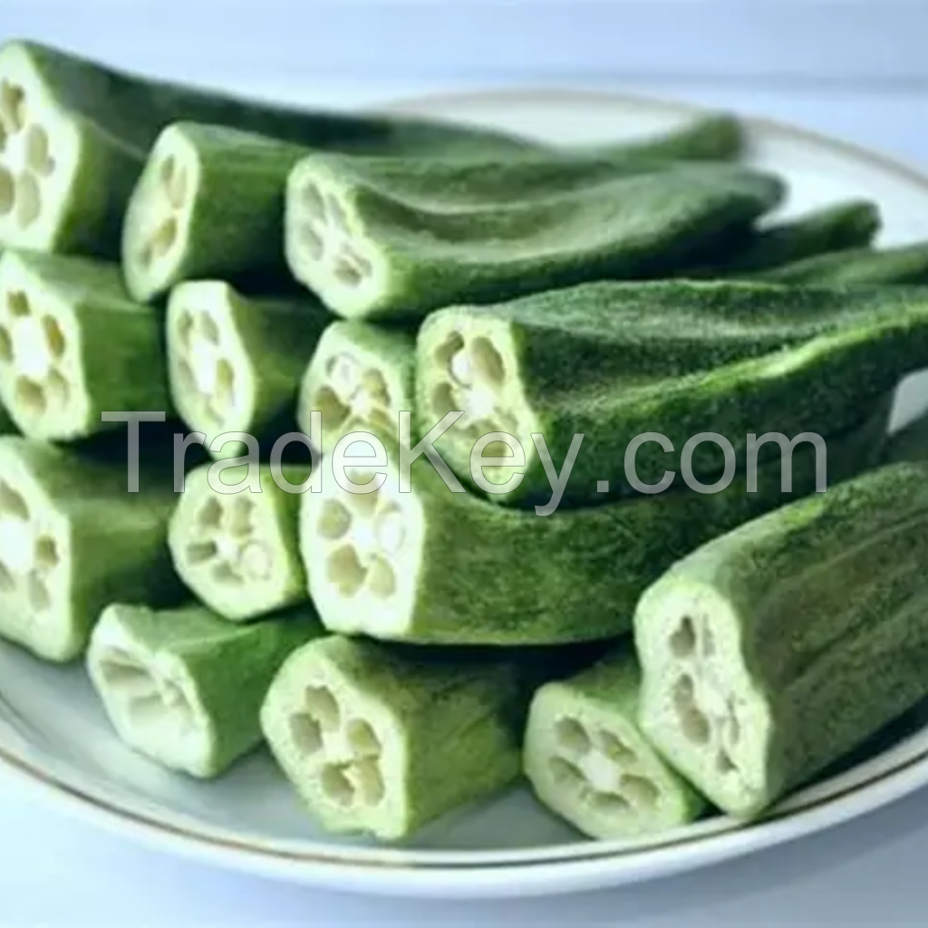 FROZEN OKRA RICH IN FIBER AND NUTRIENTS
