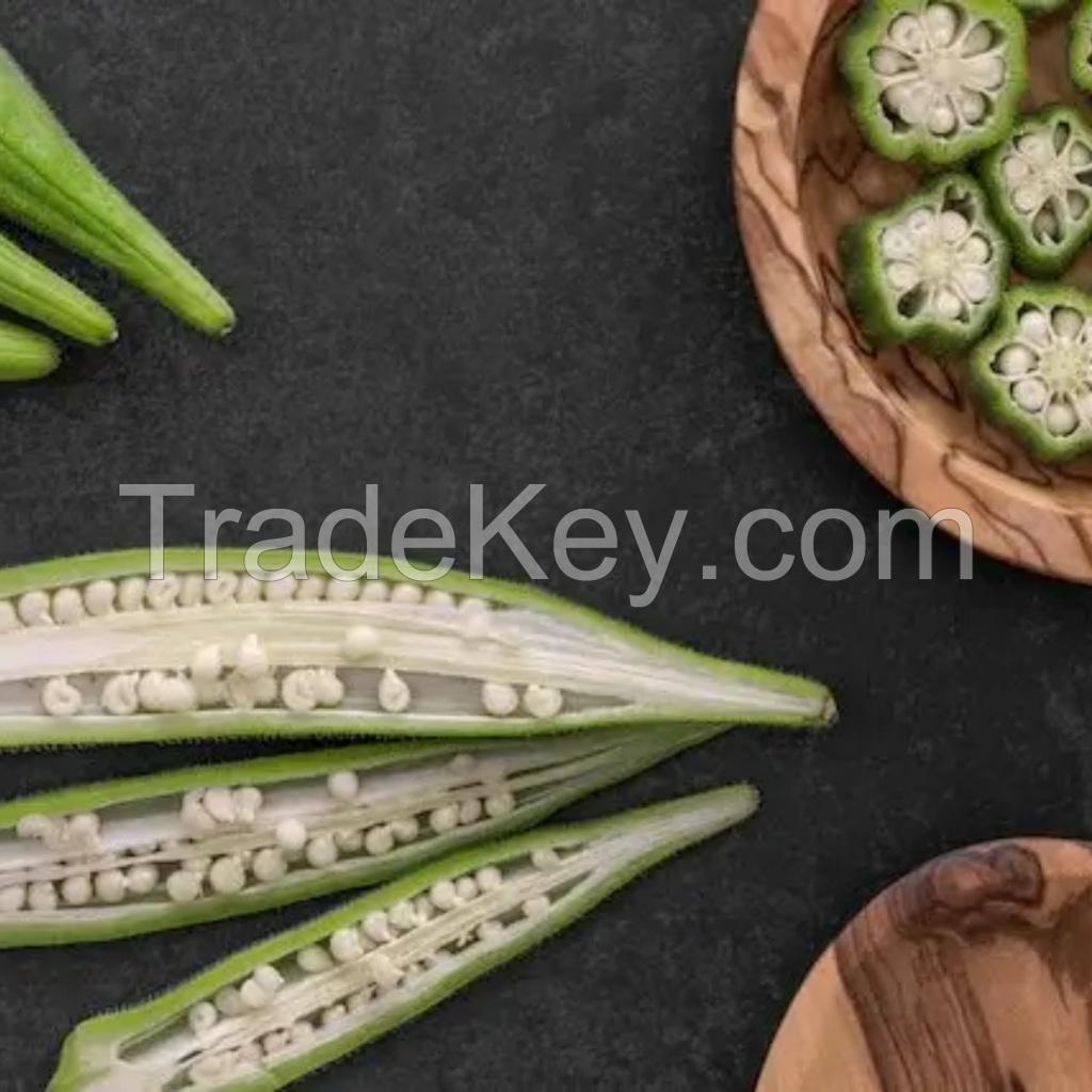 FROZEN OKRA RICH IN FIBER AND NUTRIENTS