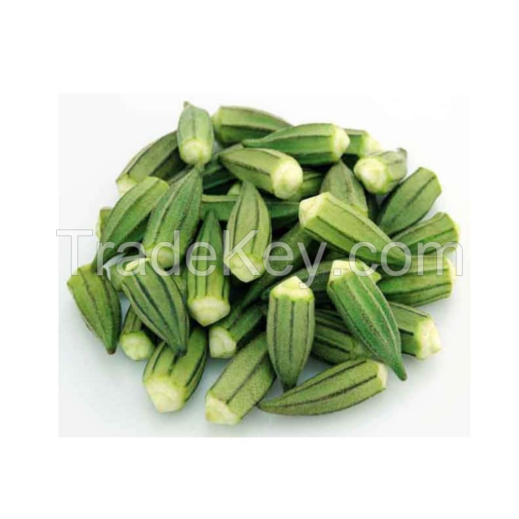 FROZEN OKRA RICH IN FIBER AND NUTRIENTS