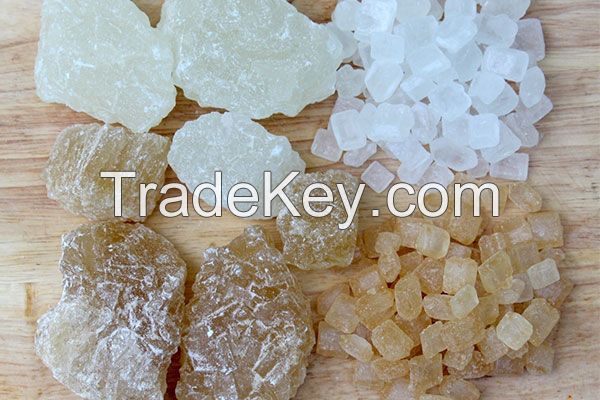 LARGE CRYSTAL ROCK SUGAR FOR FOOD INDUSTRY