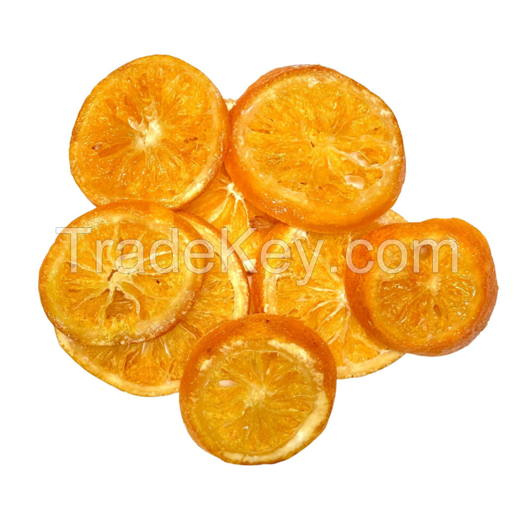 NATURAL DRIED ORANGE SLICES FOR HEALTHY SNACKS AND INFUSIONS