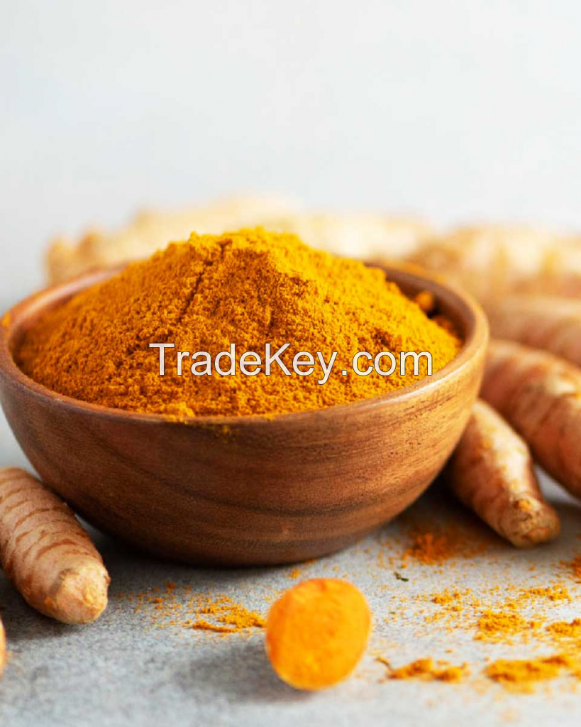 PURE YELLOW TURMERIC POWDER FOR SEASONING AND HERBAL PRODUCTS