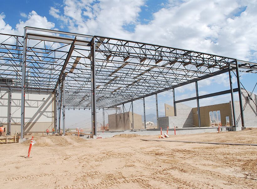 prefabricated steel structure shed