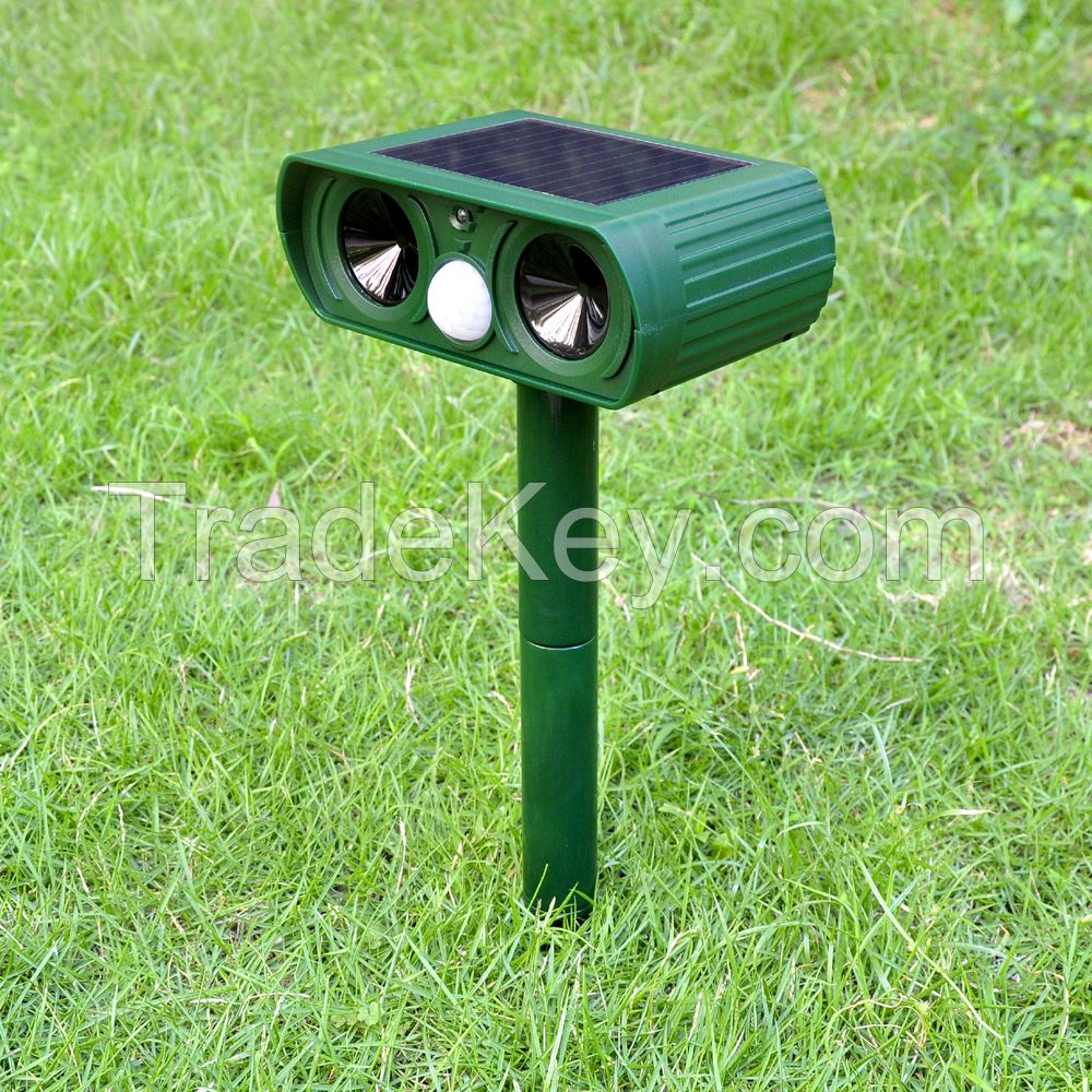 Solar Ultrasonic Animal Dog Cat Repeller