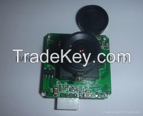 2.0MP JPEG serial camera module with 32mm*32mm