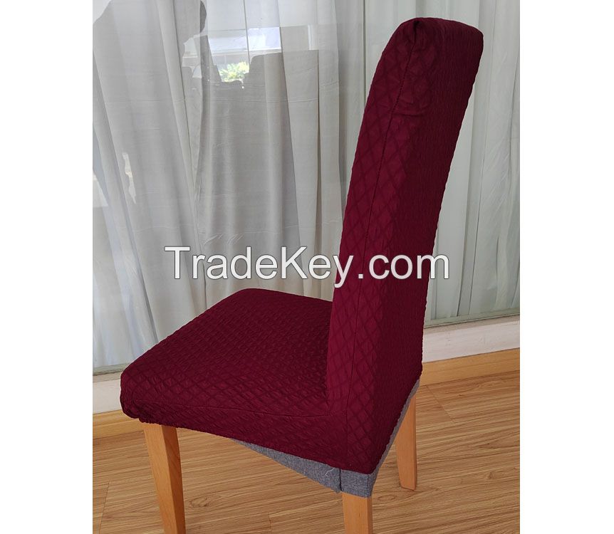 Decor Kitchen Seat Case Stretch Chair Cover Flower Printed Removable Chair Cover for Home Dining Chairs