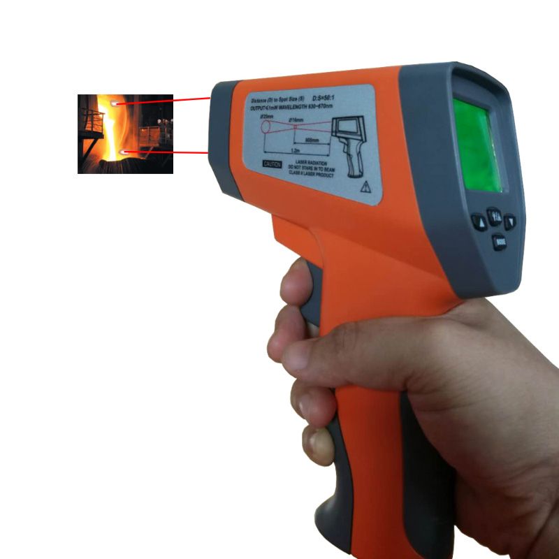 Digital Industrial Large Laser Temperature Gun Infrared Thermometer