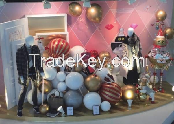 Egg Head Male Mannequins named 'JUNE' with various poses 