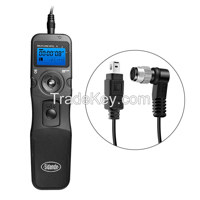 Sidande RST7100N Timer Timing Remote Control Shutter Release for Nikon D3500 D5300 D750 D610