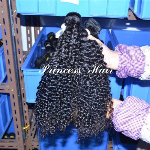 Kinky Curly Virgin Human Hair Weaves