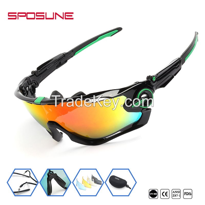 cycling outdoor sport polarized mirror sunglasses