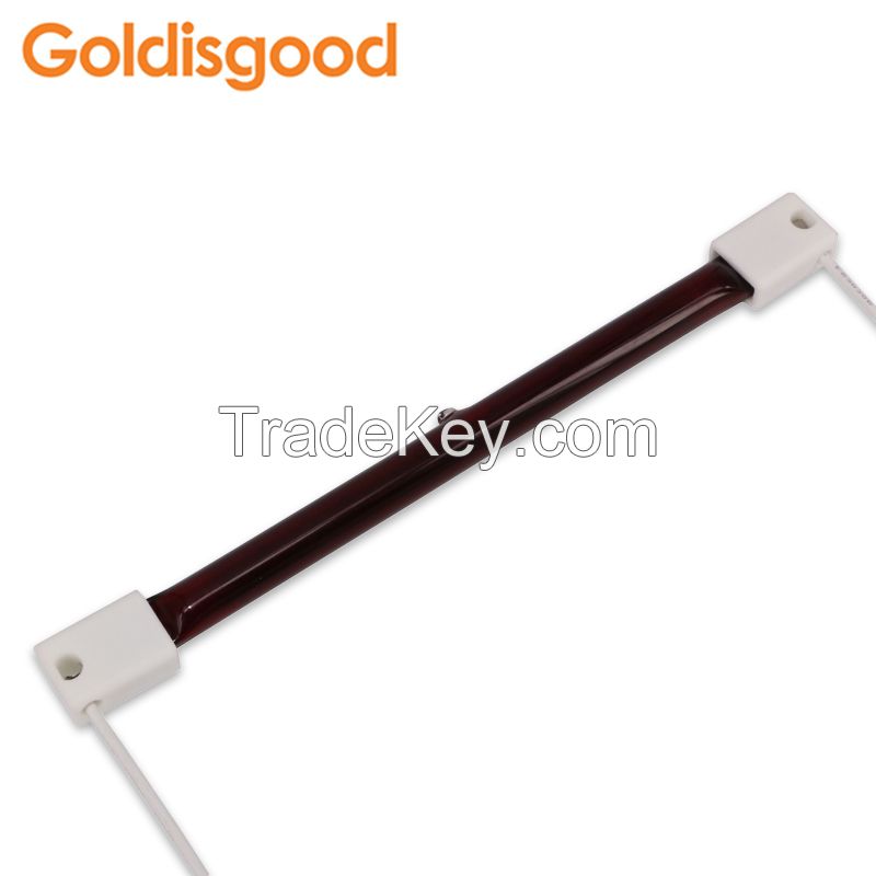   OEM halogen heating lamp ruby lamp for screen printing machine flash drying