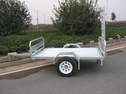 Car Trailer for atv dirt bike, kart, with lights