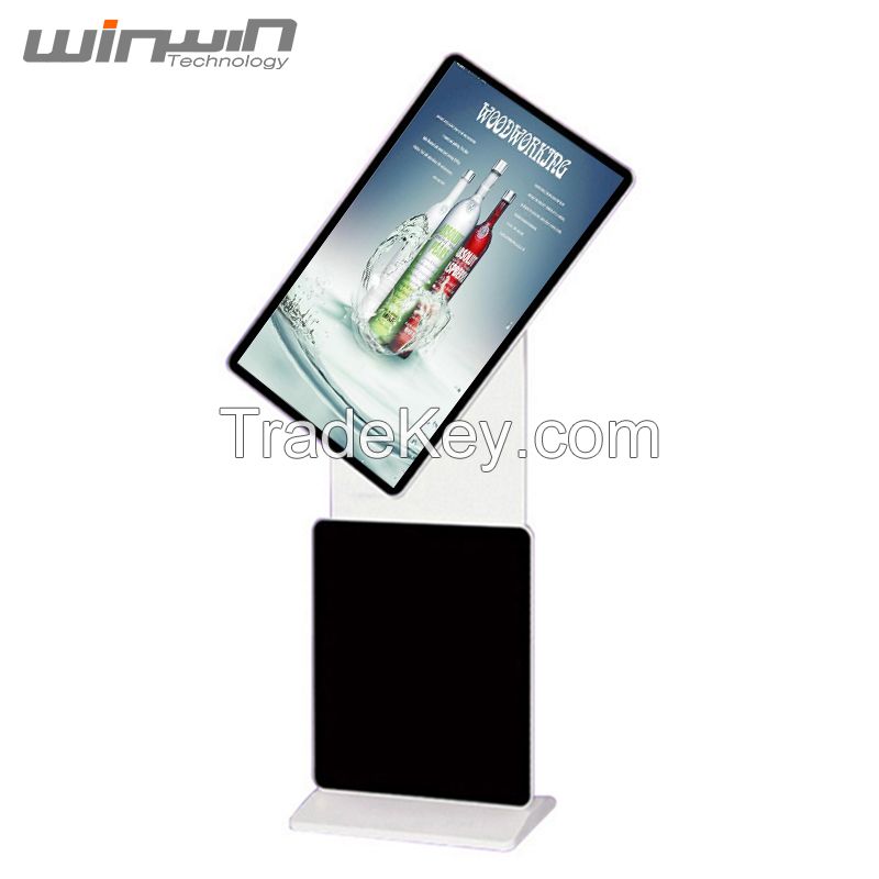 High Quality 43inch Rotating Advertising Display Floor Standing Totem for Shopping Mall