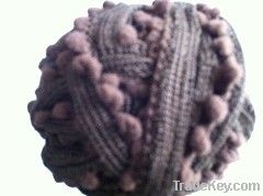 Pompom Fishnet Yarn