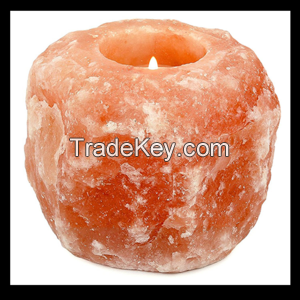 Natural Salt Tea Light Candle Holder