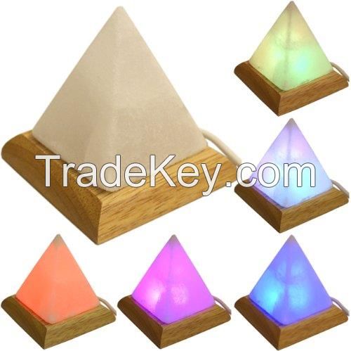 USB Salt Pyramid Lamp.